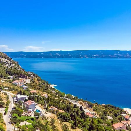 Villa Belvedere With Heated Pool, Billiards, Media Room, Sea Views,10 Pax Omiš Exteriér fotografie