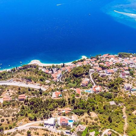 Villa Belvedere With Heated Pool, Billiards, Media Room, Sea Views,10 Pax Omiš Exteriér fotografie